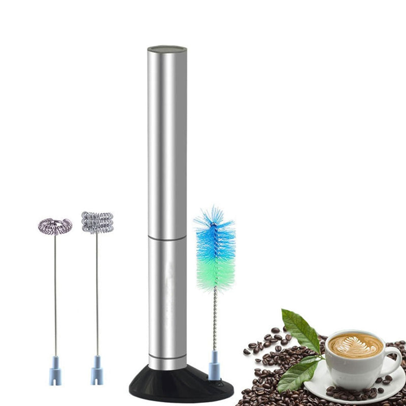 Mini Manual Battery Operated Milk Frother With Stand - CPJC0324SG