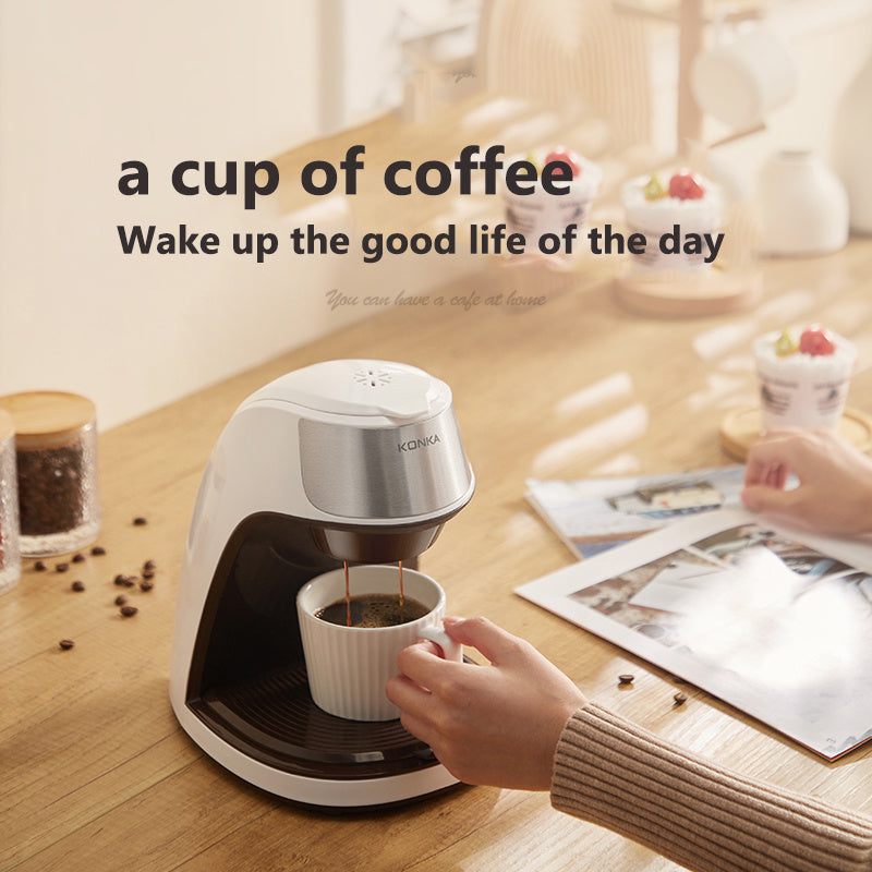 New Coffee Machine Fully Automatic for Home or Office. Small Portable Coffee Maker