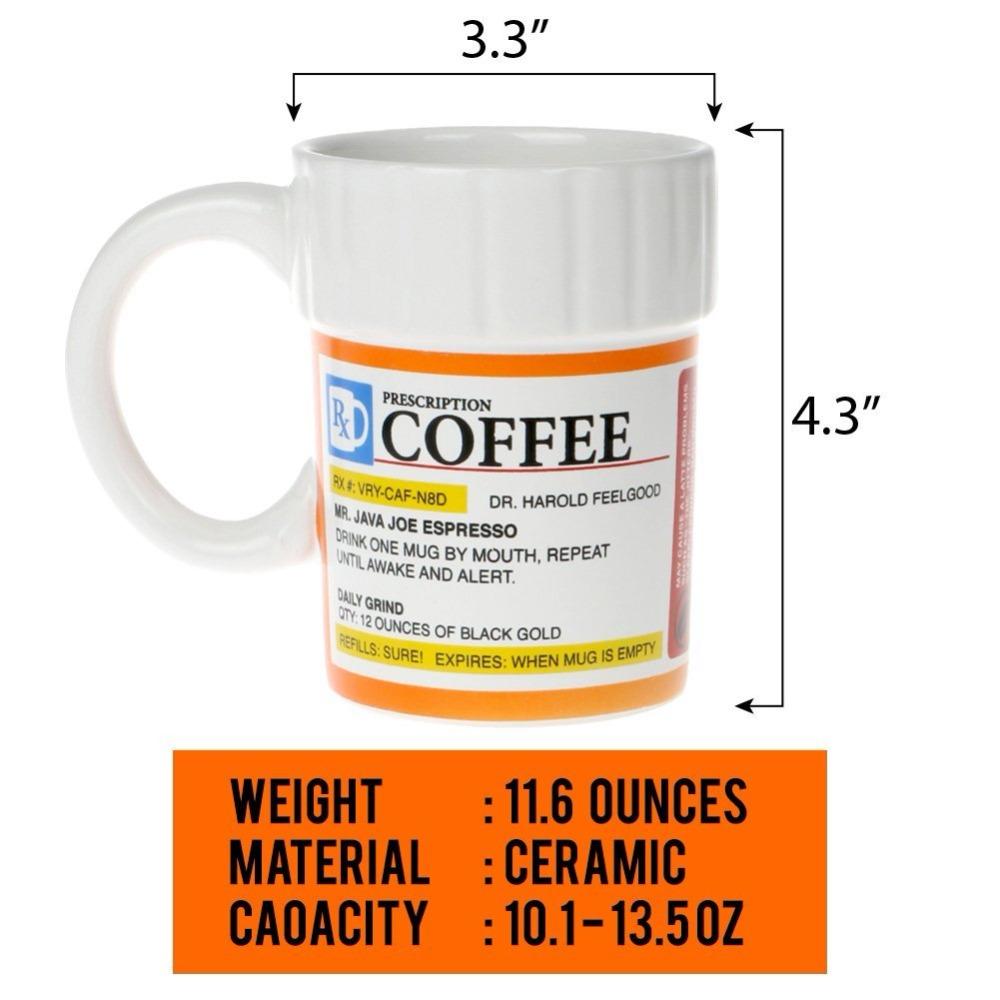 Fun Prescription Ceramic Coffee Mug